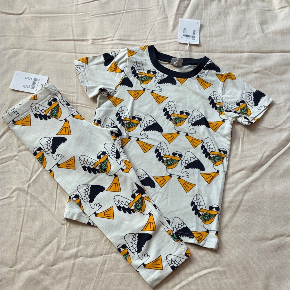 Polarn O. Pyret Kids pelican Set shirt pant 4/6 kids